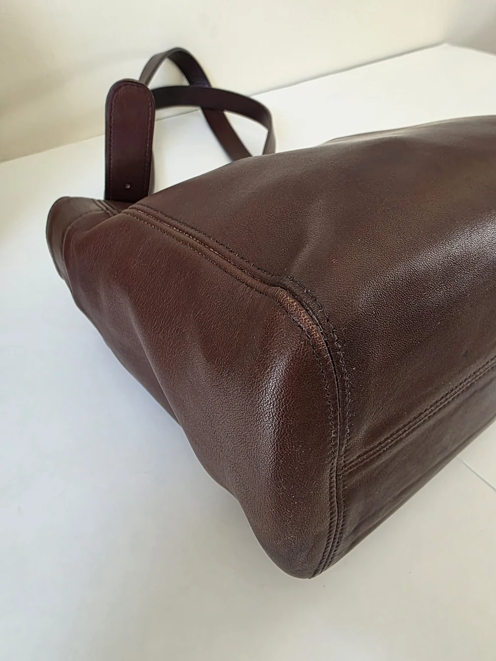 Vintage Coach Soho Buckle Bag Mahogany Glove Tanned Leather Bag